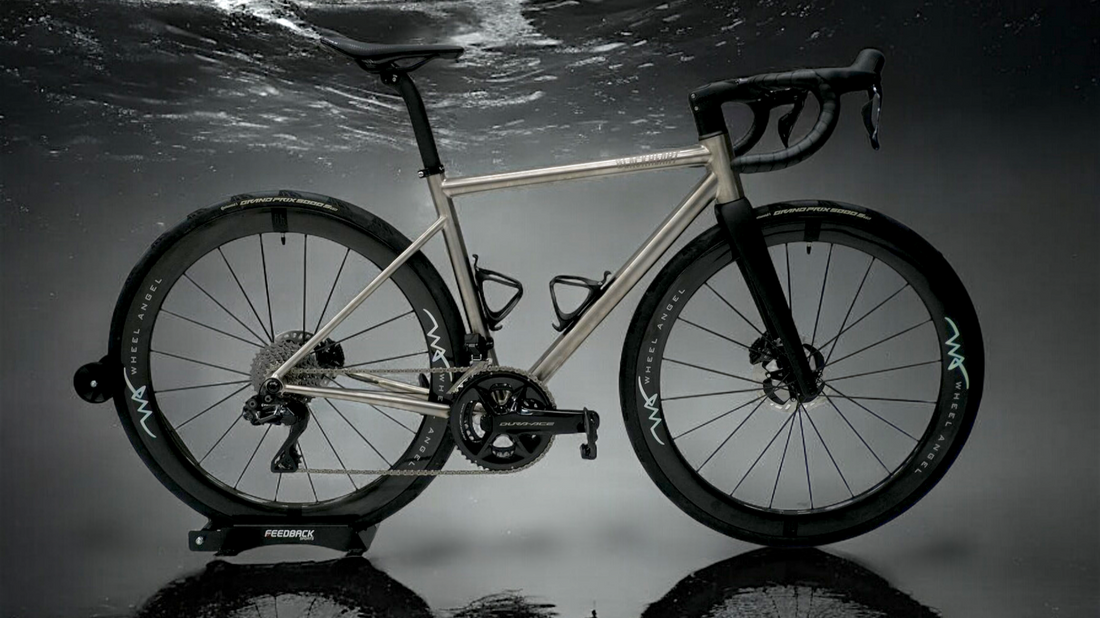 BLACKHEART Titanium Bike >< SL49x Carbon Spokes